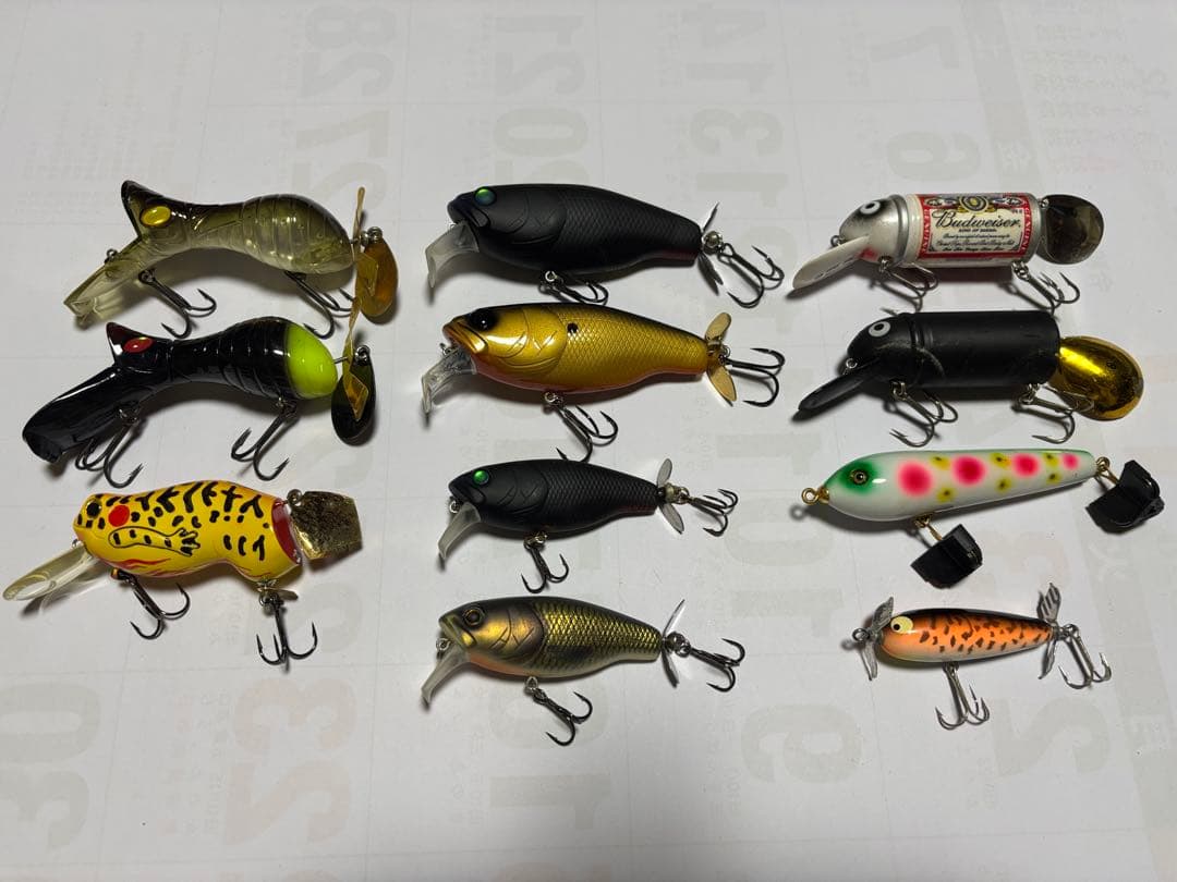 希少 トップウォーター11点セット