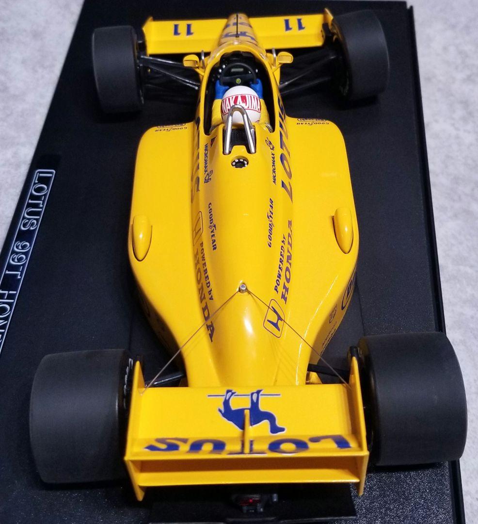 【レア美品】ミニチャンプス1/18 　ロータスホンダ99T 中嶋 悟　1987
