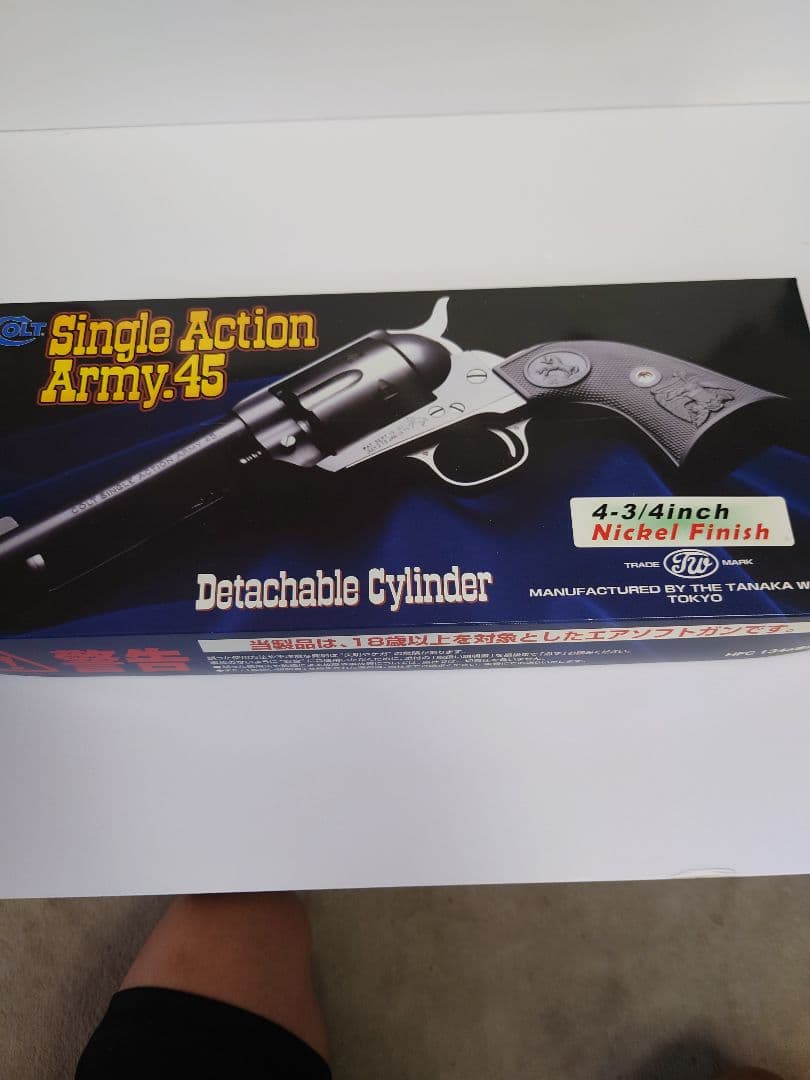 貴重！タナカワークス Single Action Army 45 ニッケル仕上げ