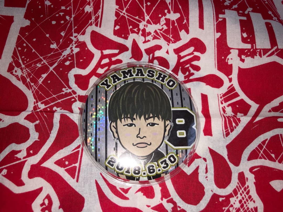 山本彰吾75mm缶バッジ