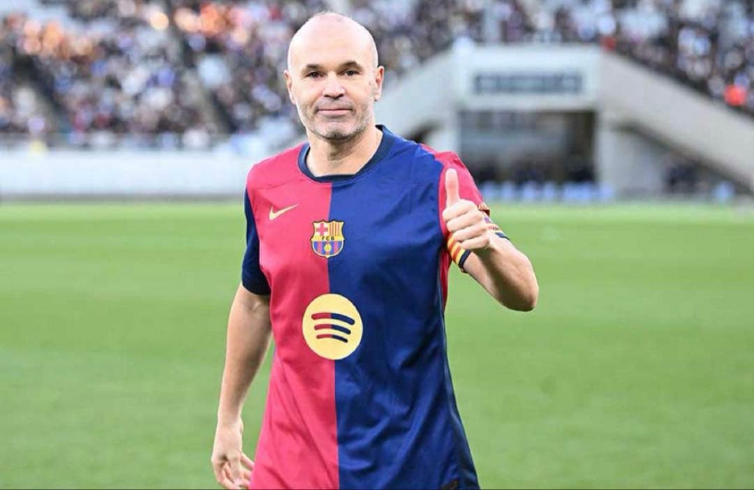 イニエスタ引退試合モデル　バルセロナ24-25 背番号8 正規品