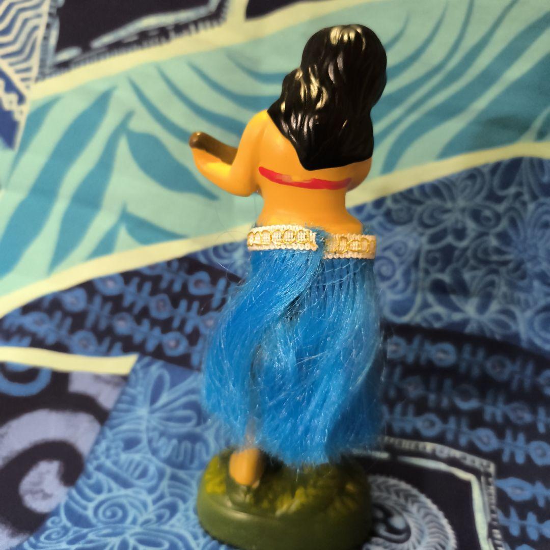 ハワイアン フラダンス人形 ウィッギィ青