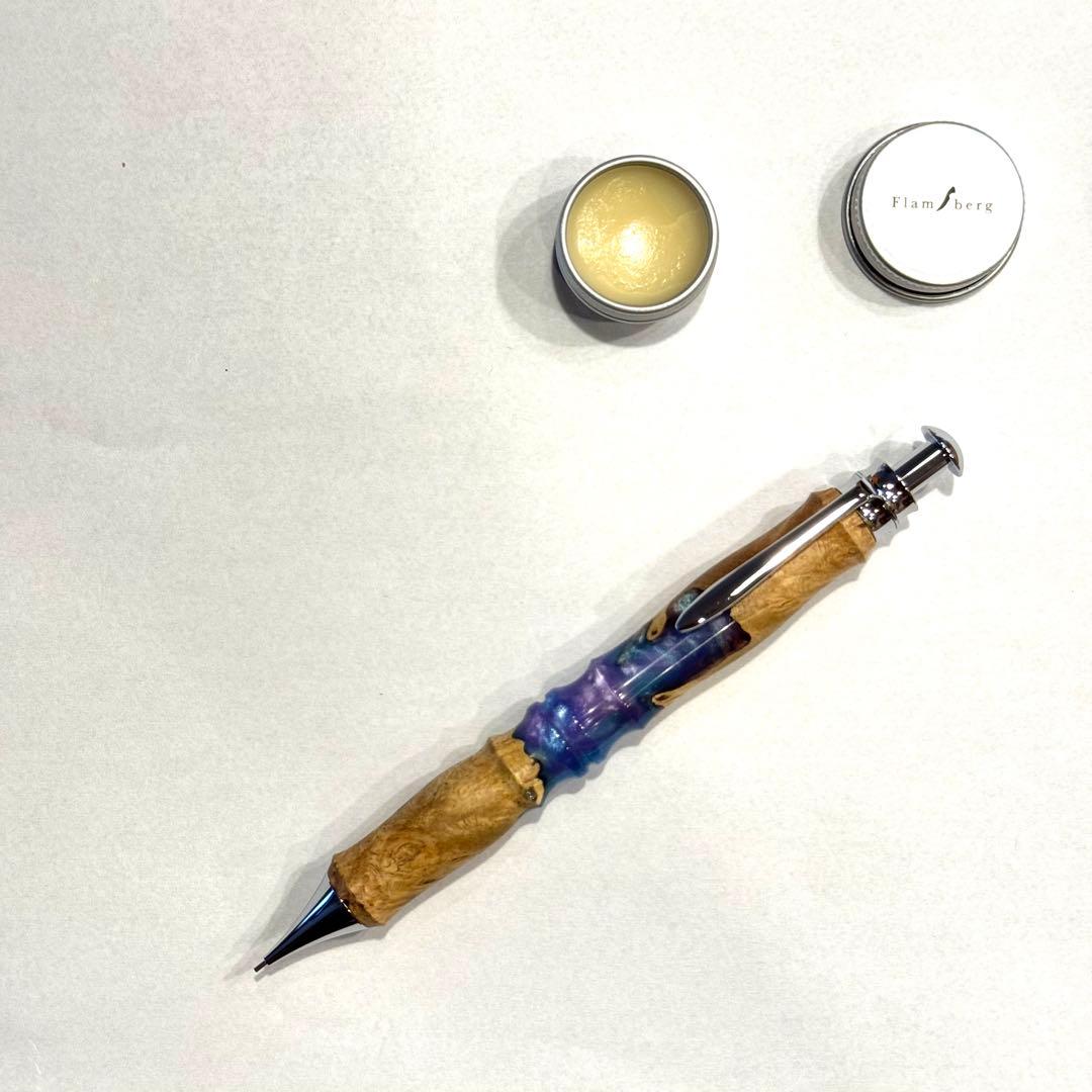 【最終値下げ】Flamberg木軸サンピューラ レジンウッド/花梨瘤