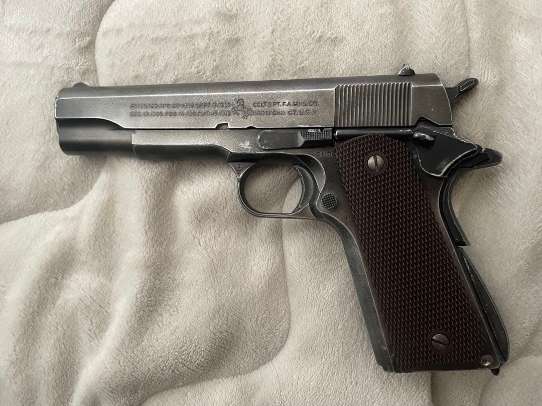 東京マルイ COLT M1911 ガスブローバックエアガン リアルダメージ塗装