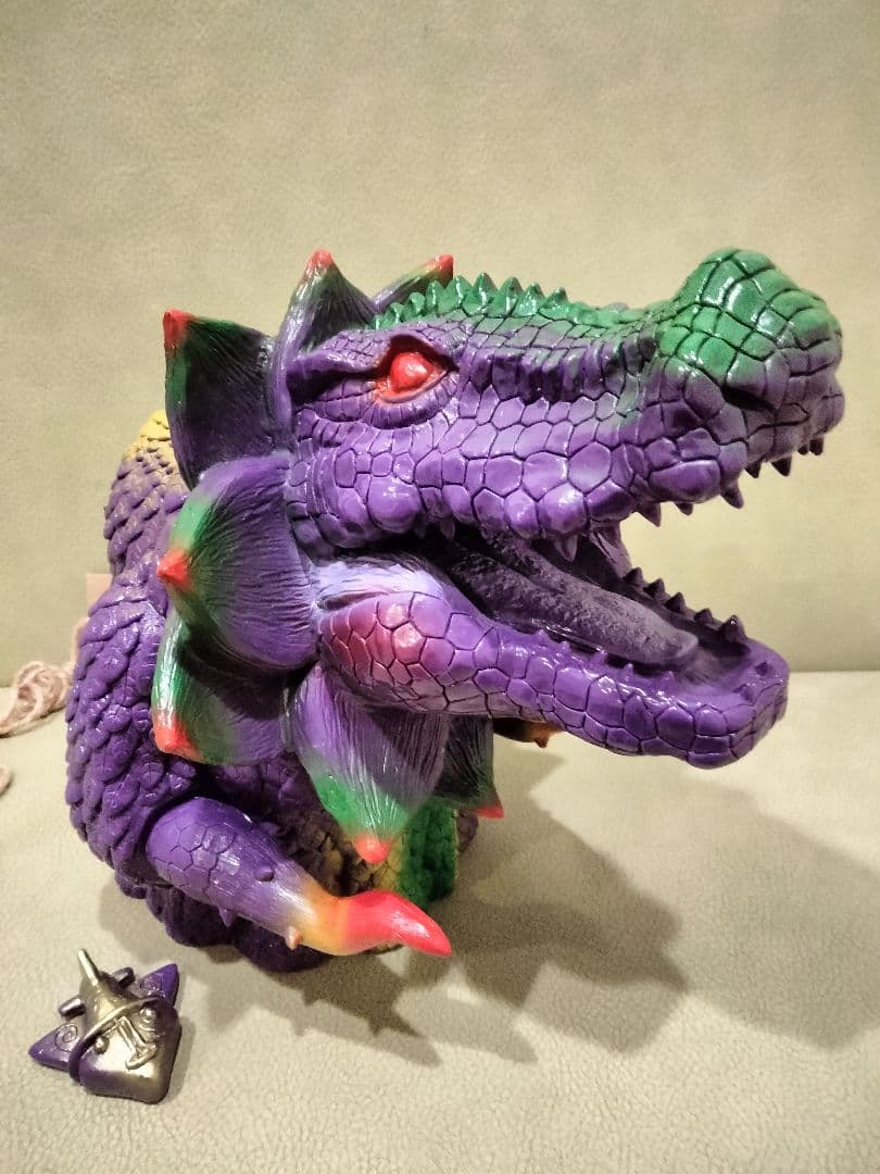 ソフビ　monstock 超古代神類ポゴンゴ　紫　izumonster 安楽安作