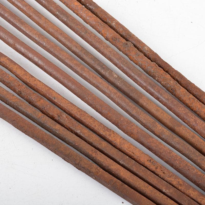 茶道具　古鉄　釘火箸　時代箱付　5点まとめて　V　R4835