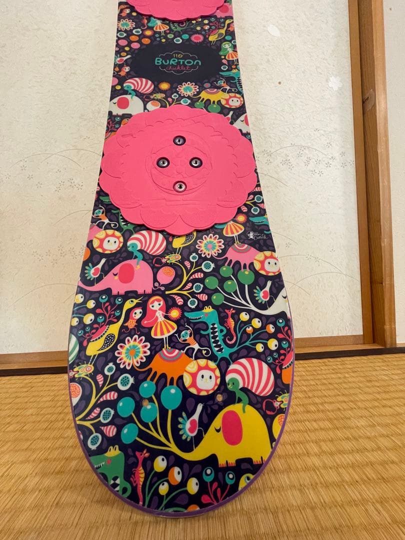 Burton キッズ　スノーボード　バートン　110cm ビンディング付き