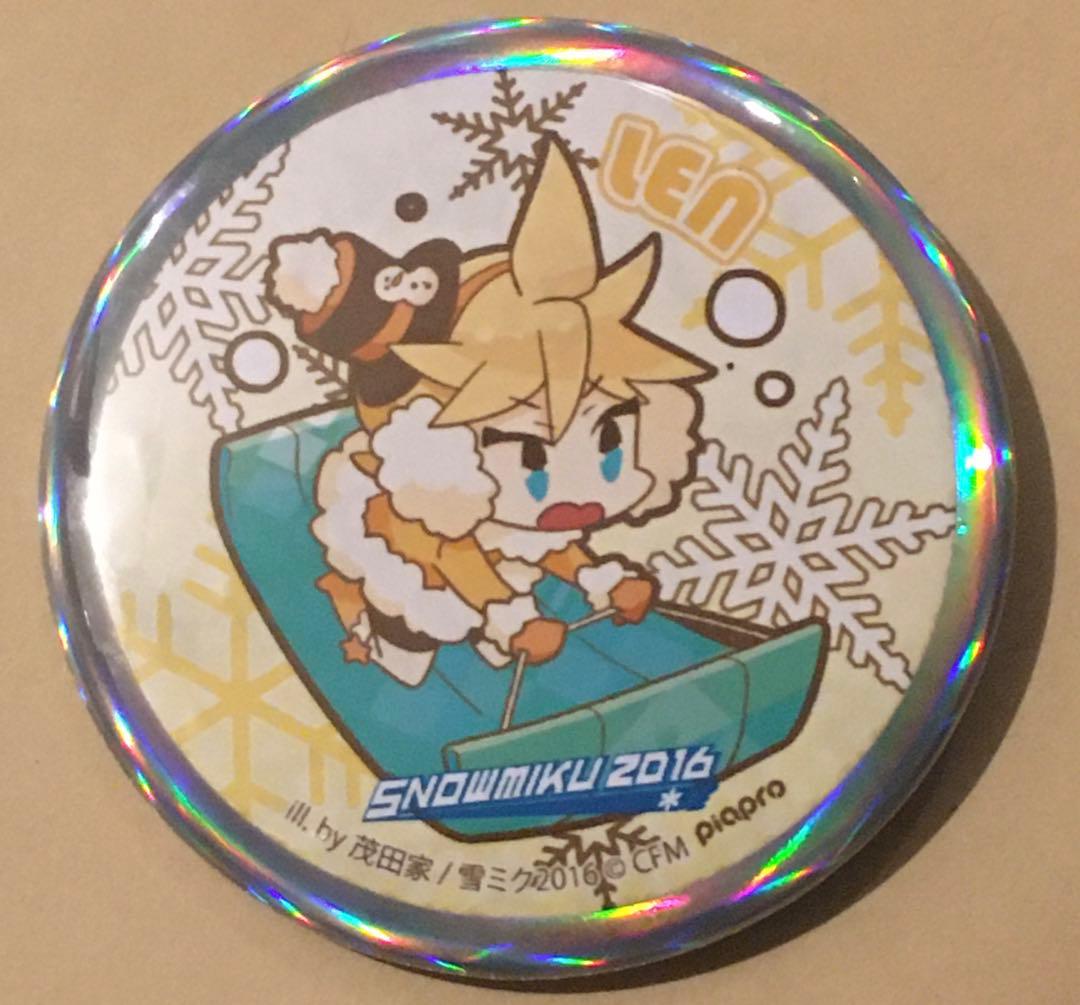 鏡音レン 初音ミク 缶バッジ  MIKU 雪ミク 2016 缶バッジ