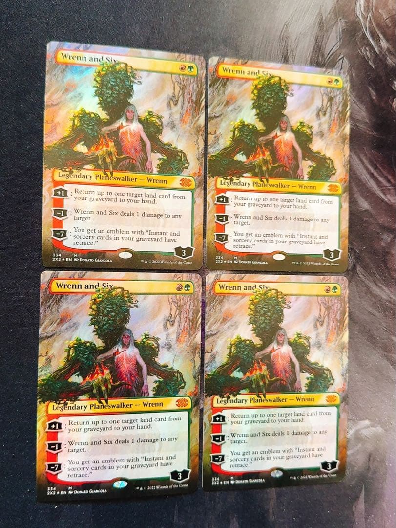 【ショーケースfoil】レンと六番　英語　4枚セット