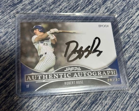 横浜　ロバートローズ　サインカード