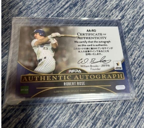 横浜　ロバートローズ　サインカード