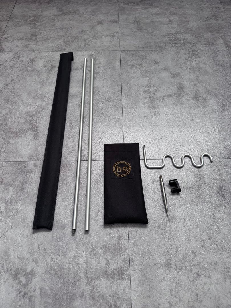 ライト・ランタン hxo design light pole silver AL