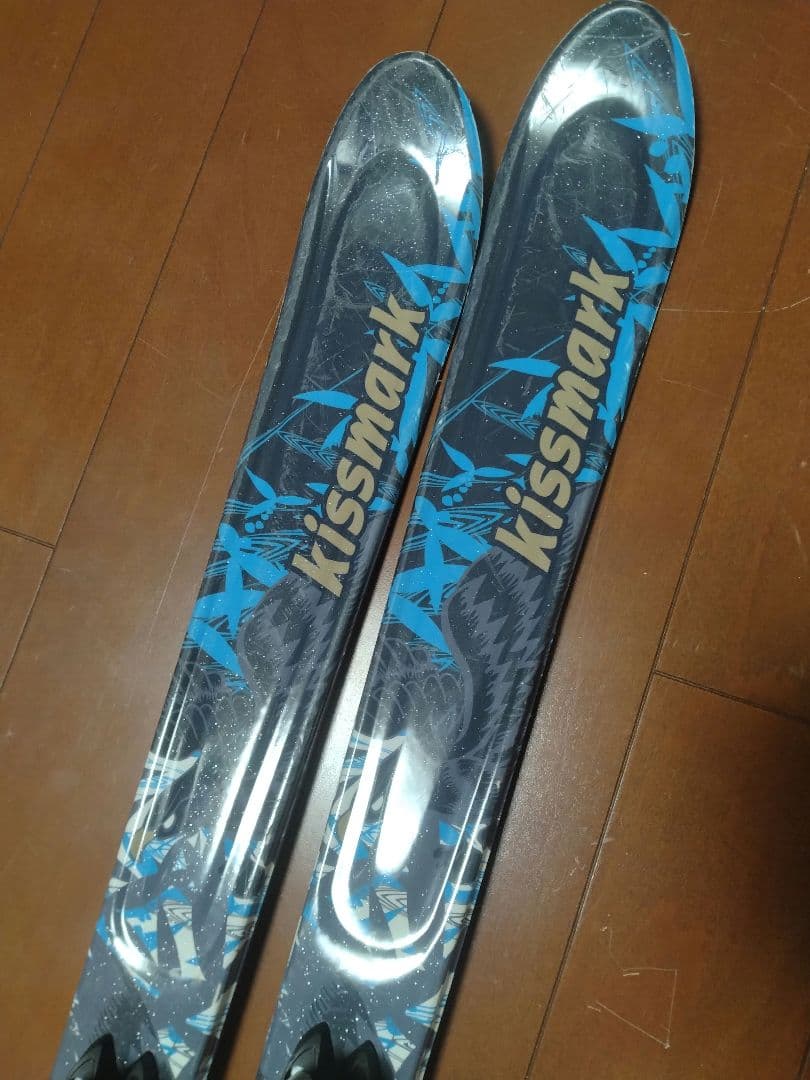 【軽量☆】128cm　Kissmarkスキー板セット♪　送料無料！