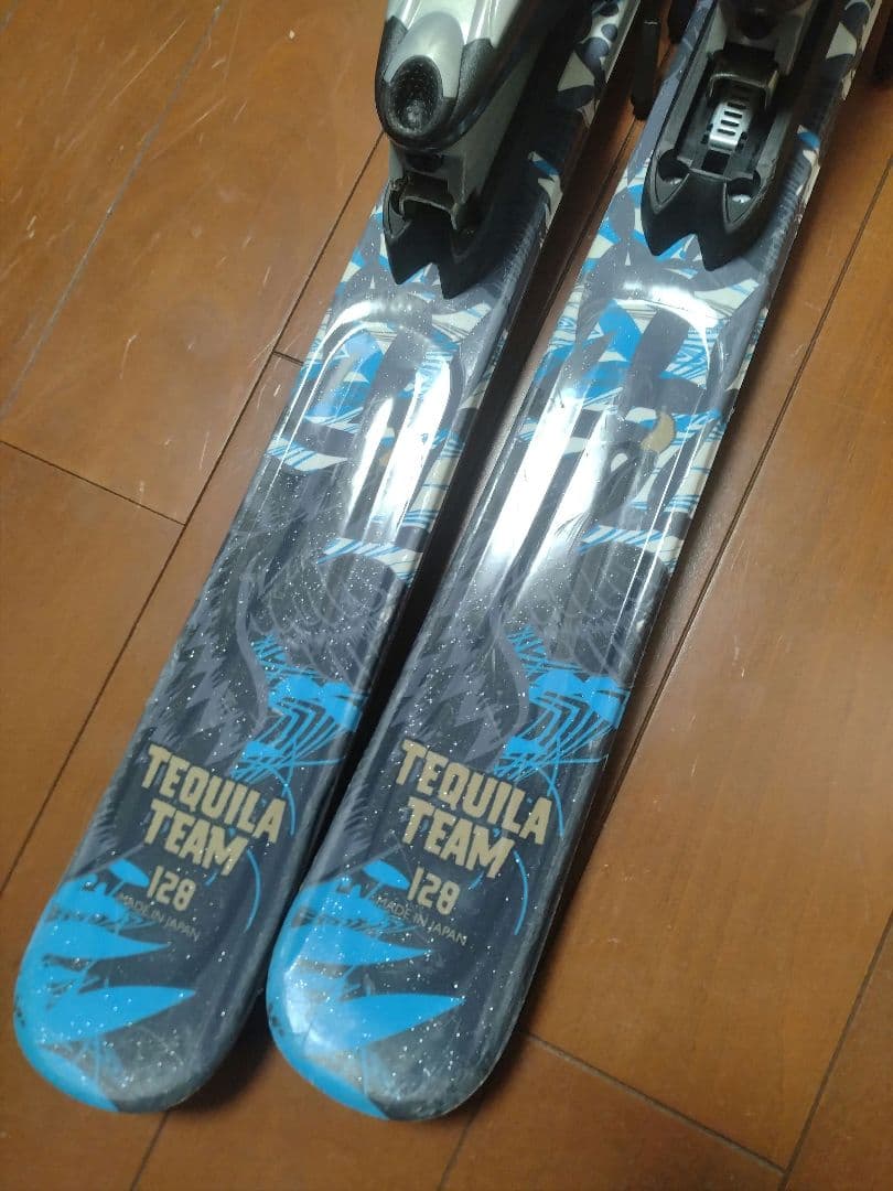 【軽量☆】128cm　Kissmarkスキー板セット♪　送料無料！