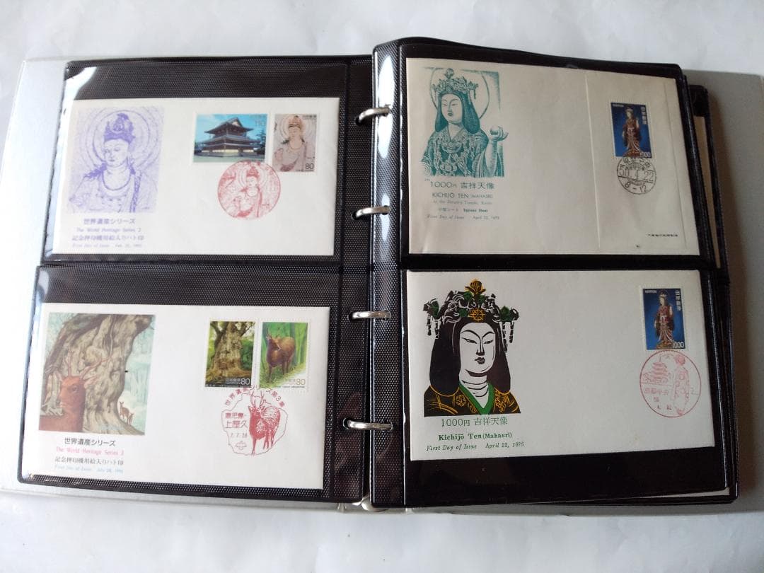 初日カバー 昔ばなしシリーズ 世界遺産シリーズ 他 切手コレクション 55通新品