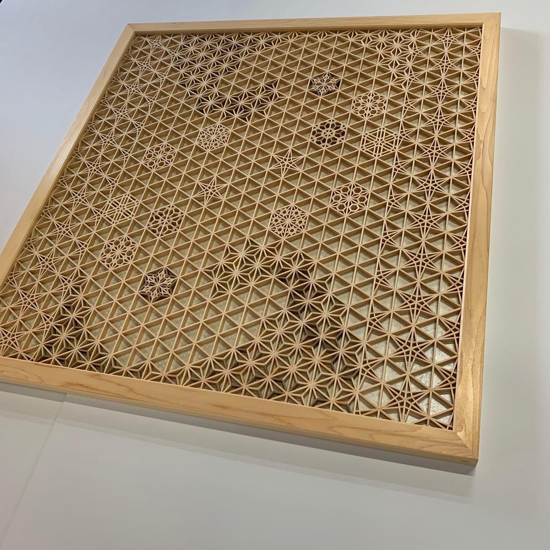 組子ウォールアート 大