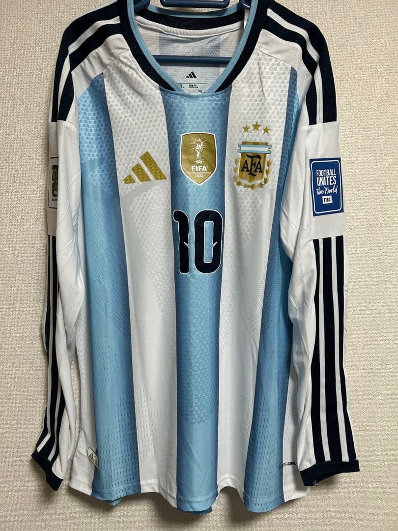 アルゼンチン代表　25-26 ホーム　新品未使用タグ付　2XL メッシ　10番