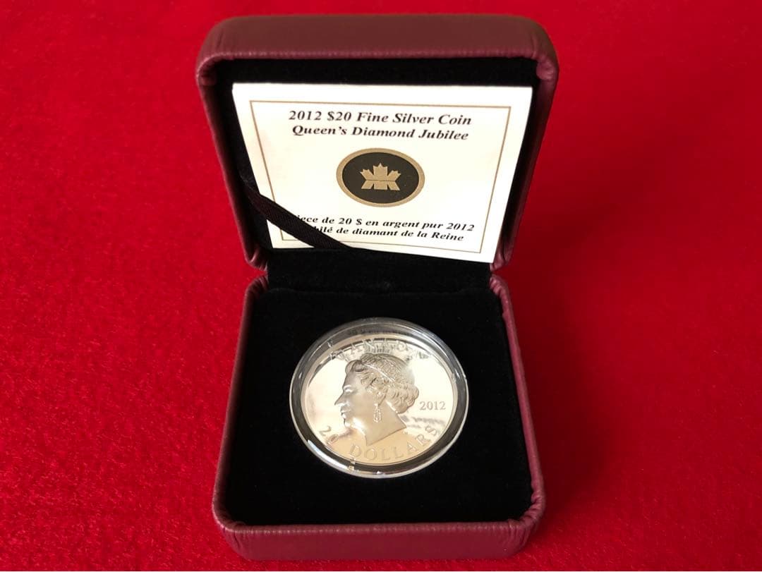 コレクション QUEEN'S DIAMOND JUBILEE FINE SILVER COIN