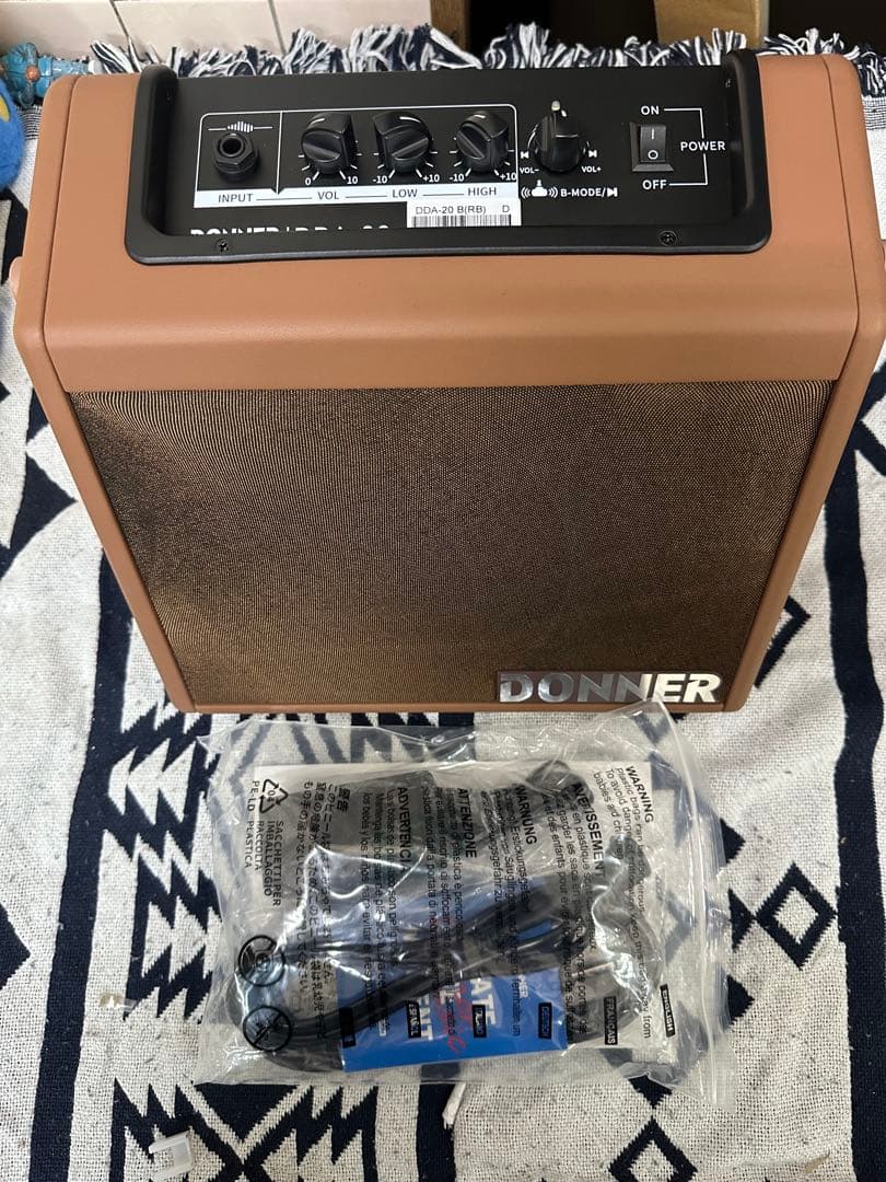 Donner アンプ 電子ドラム 20W キーボード スピーカー 外部 小型