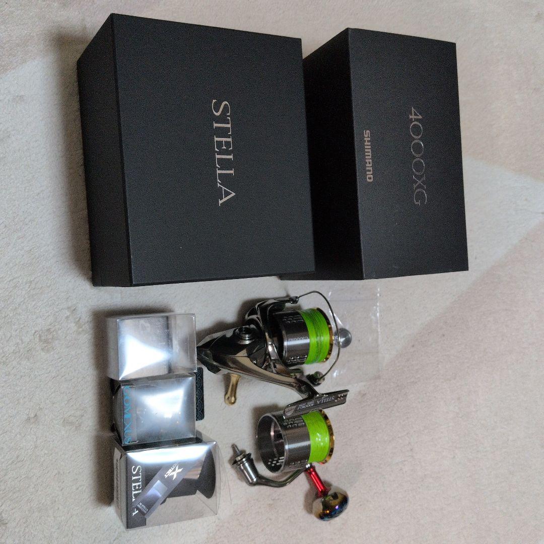 STELLA 4000XG C5000XGスプール、予備ハンドル付き、ステラ