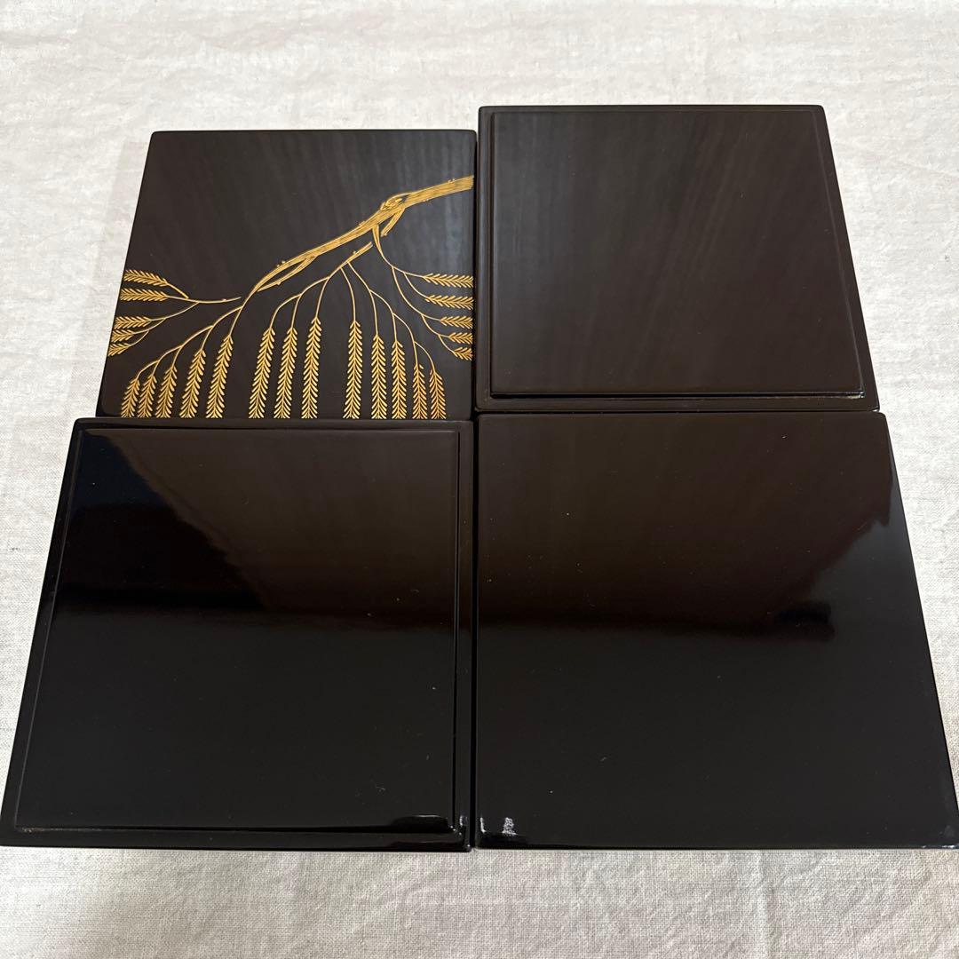 平安堂　山田平安堂　小重箱　お重　三段重　漆器