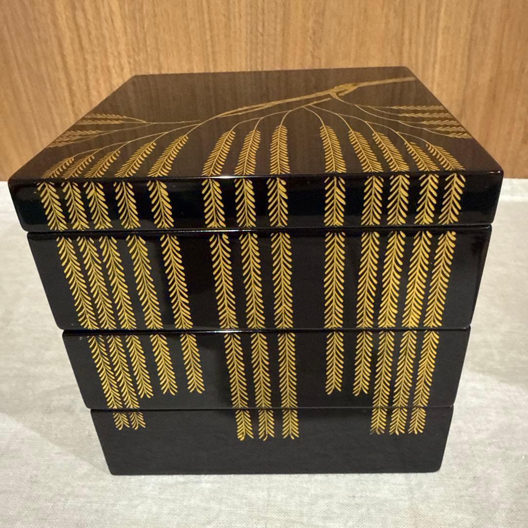 平安堂　山田平安堂　小重箱　お重　三段重　漆器