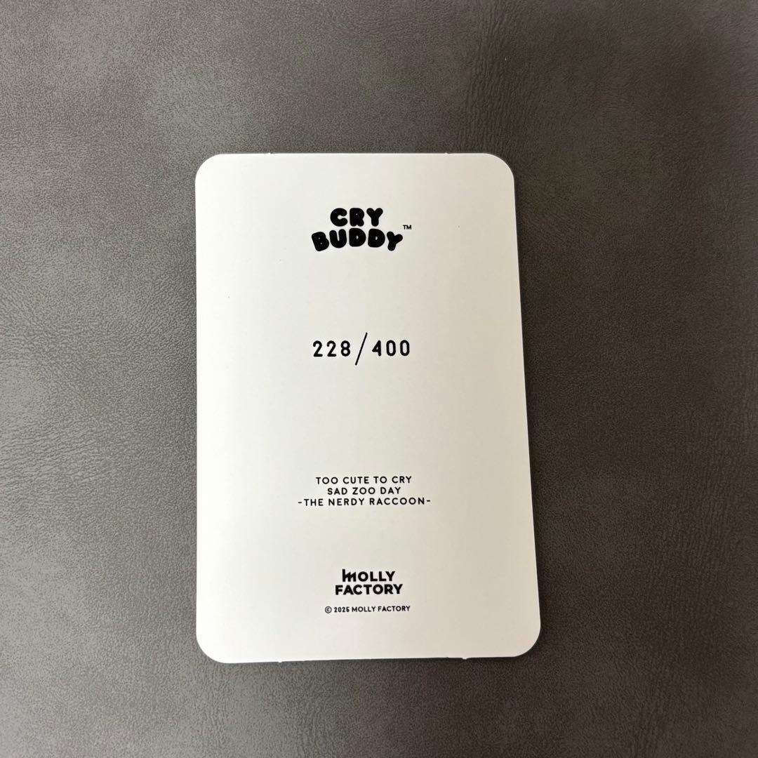 タイ限定 molly factory CRYBUDDY フィギュア たぬき