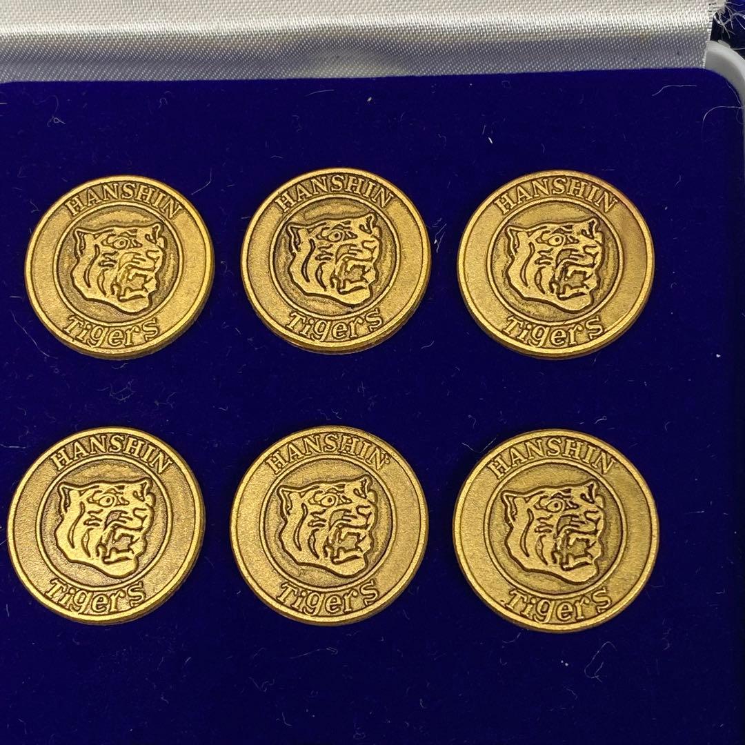 明大OBルート入手 阪神タイガース 2003年星野監督時代 金属ボタン12個