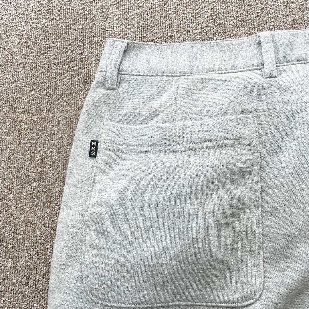 美品　ラフアンドスウェル　スウェットパンツ　薄手　ストレッチ　グレー　Mサイズ