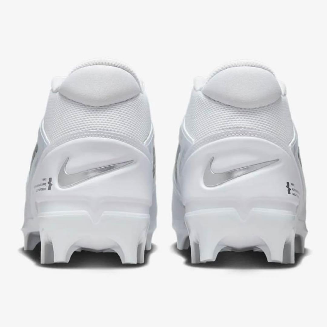 ナイキ 27.5 アルファメナス プロ アメフト スパイク シューズ 靴 白 g