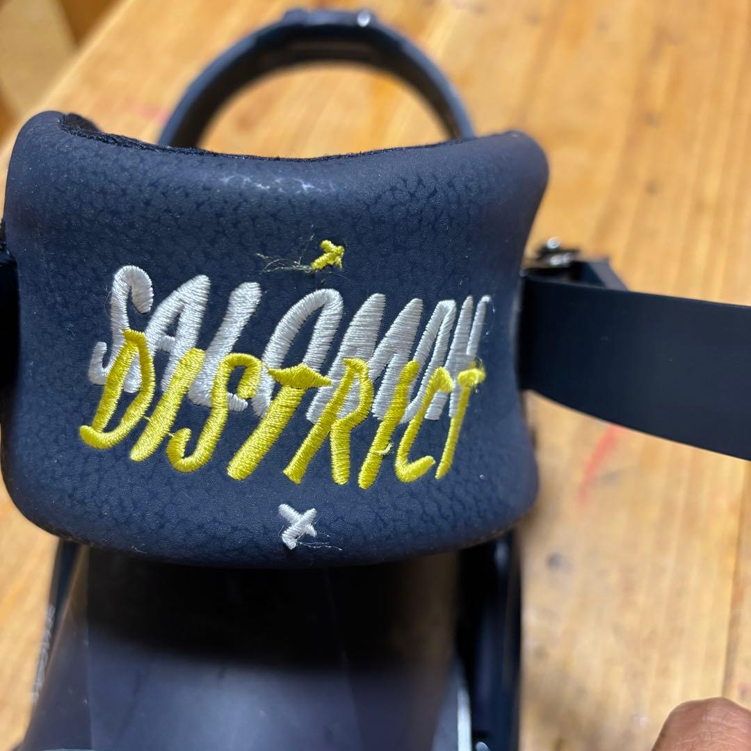 Salomon District ブラック ビンディング　shadowfit