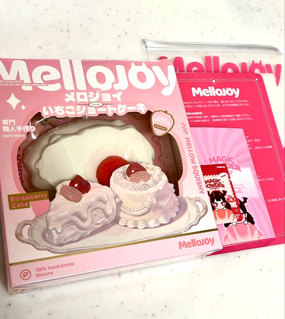 MelloJoy スクイーズ　新品未開封　いちごショートケーキ　スライス
