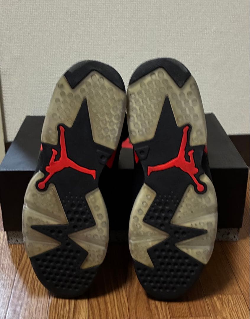 【箱付】ナイキ エアジョーダン6 OG \"ブラック/インフラレッド\"