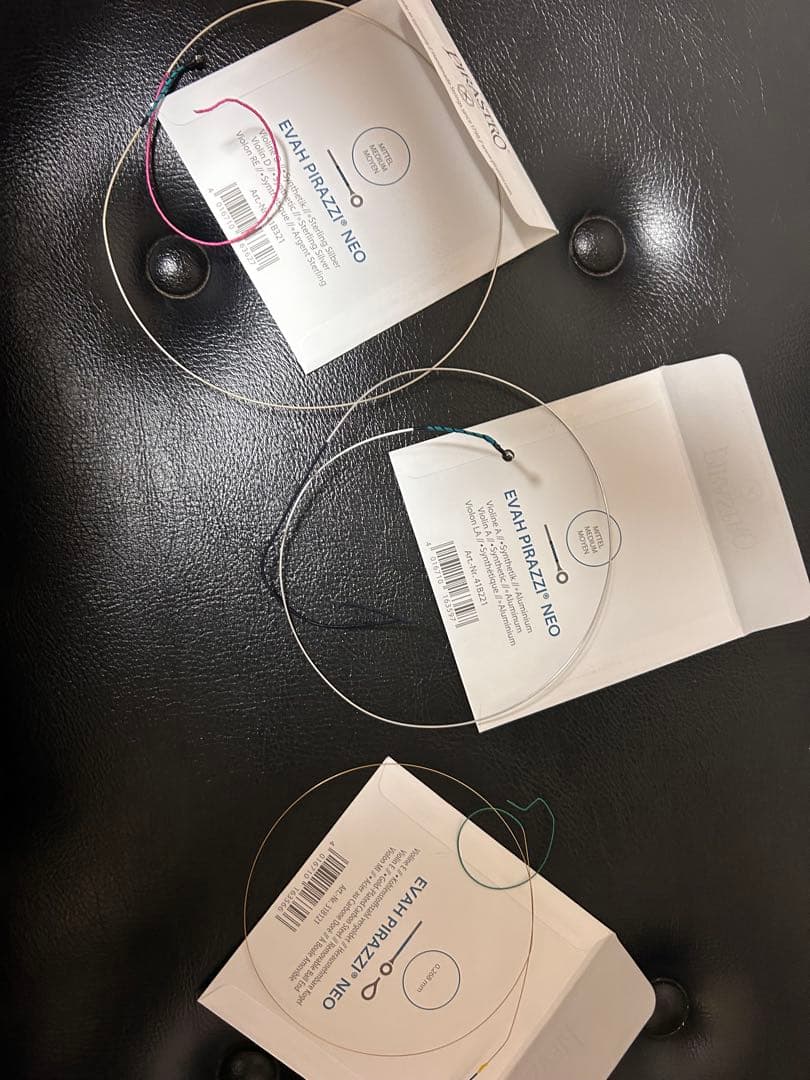 Evah Pirazzi Neo バイオリン弦 3セットD.A.E（ループ）線