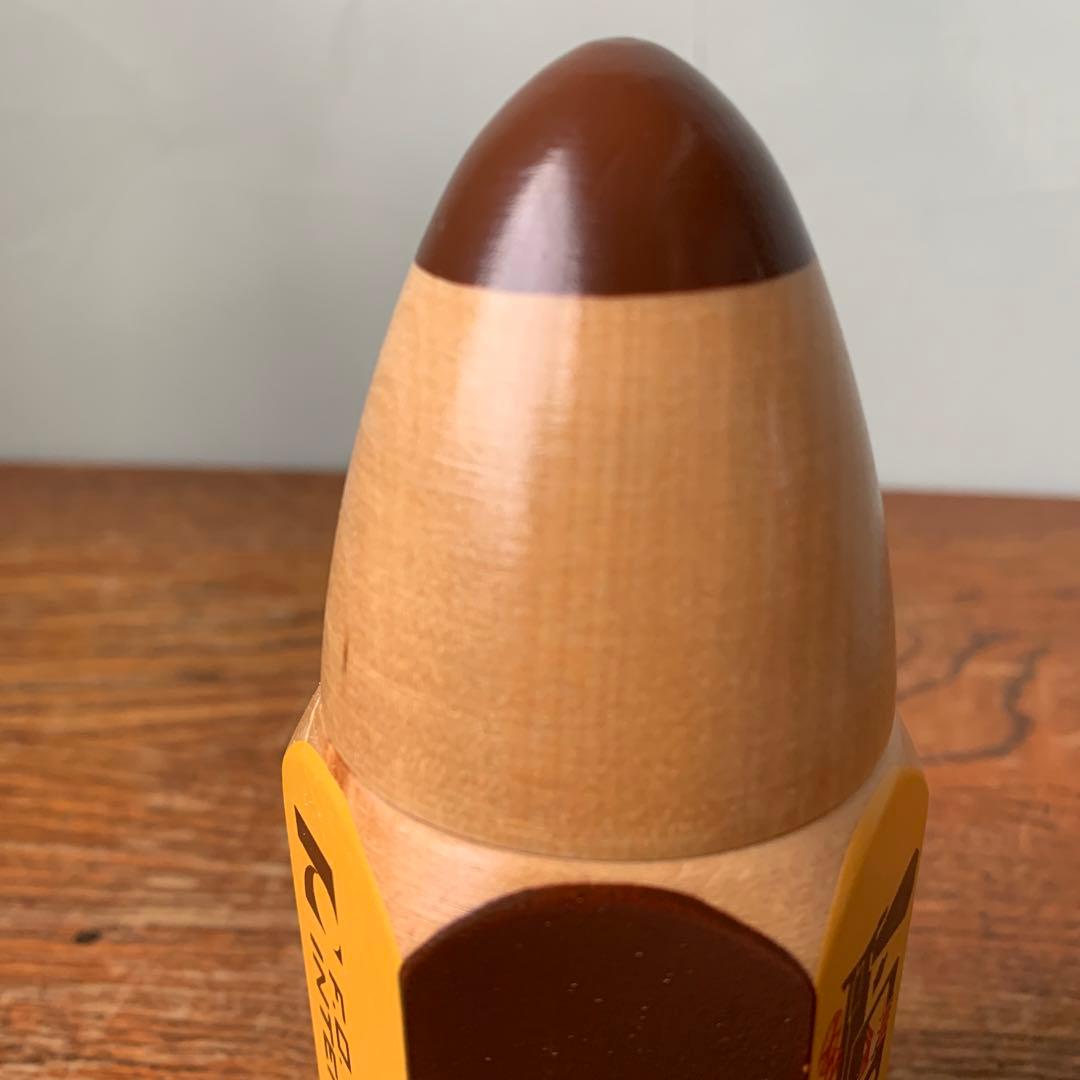 ご確認用　木製　鉛筆型ケース　色鉛筆セット　レトロ　ノベルティ