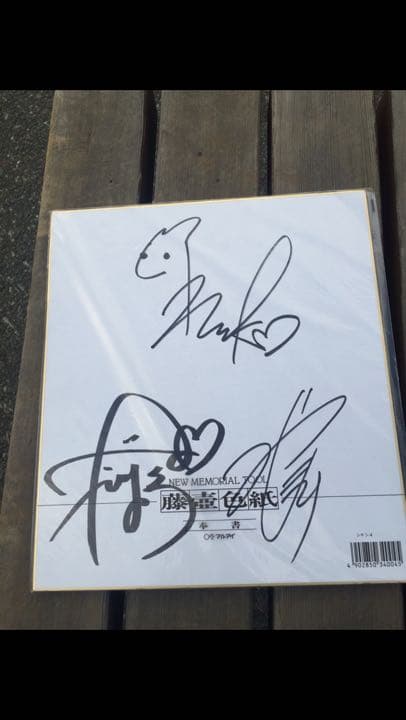 値下げ★激レア★ 藤田菜七子引退！宮下瞳 木之前葵 直筆サイン入り色紙
