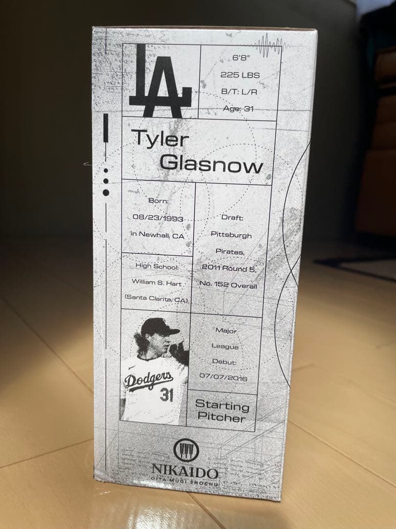 9/18 Dodger Stadium限定 タイラーグラスナウ ボブルヘッド
