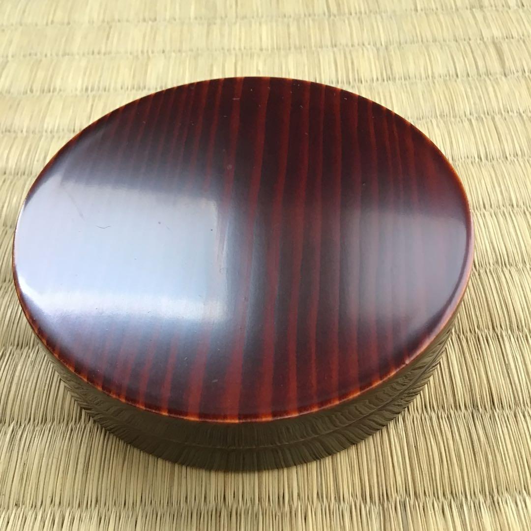 茶道具　香合　南禅寺古材使用　香合　宗陵作　塩沢泰定箱書　共箱　紙箱　S77KG