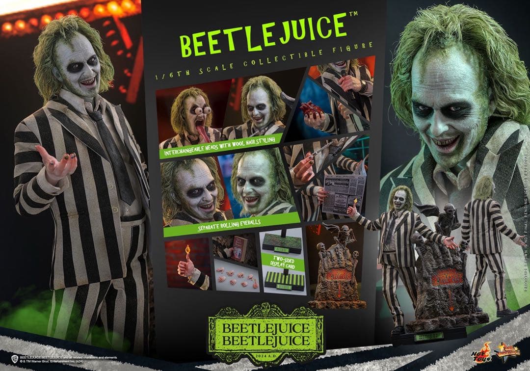 ホットトイズ MMS767ビートルジュース 1/6Beetlejuice