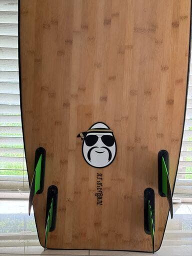 k*m様 【湘南手渡し】美品ハイブリッドソフトサーフボード ミニシモンズ系 小波