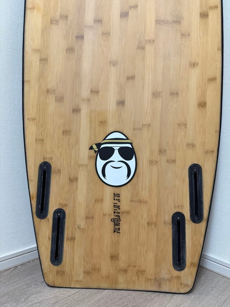 k*m様 【湘南手渡し】美品ハイブリッドソフトサーフボード ミニシモンズ系 小波