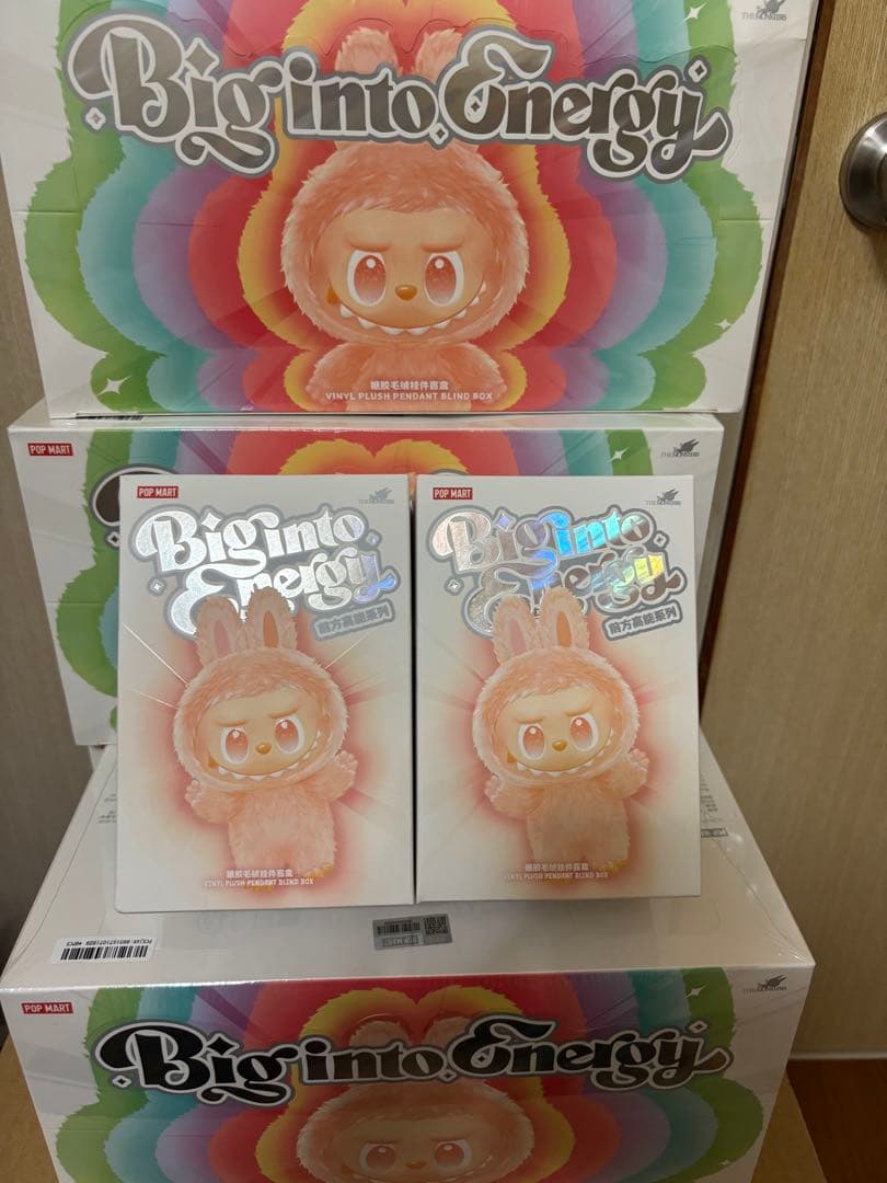 【正規品・未開封】Labubu Big into Energy 4箱