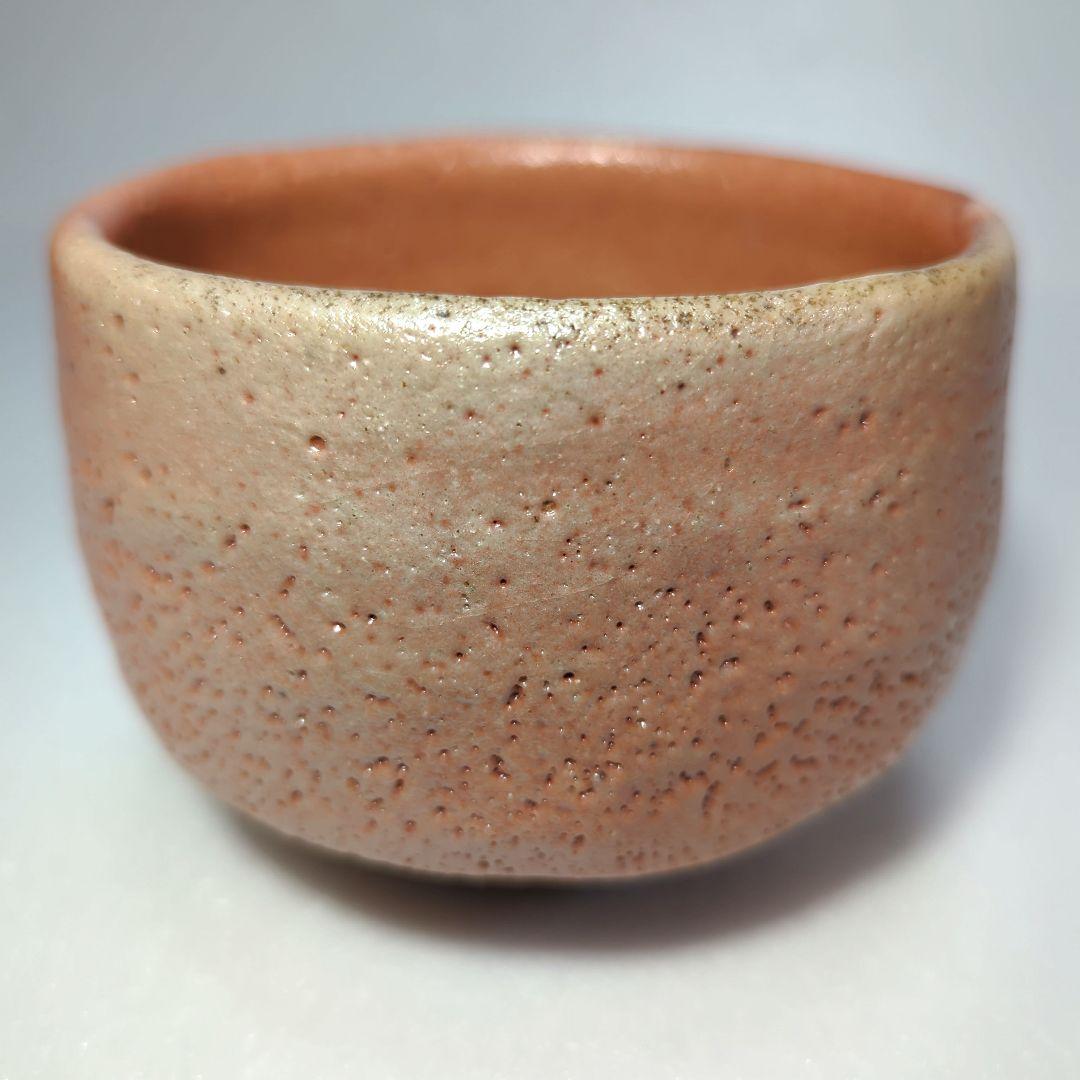 茶道具　 抹茶茶碗　　備前志野　藤原 一門