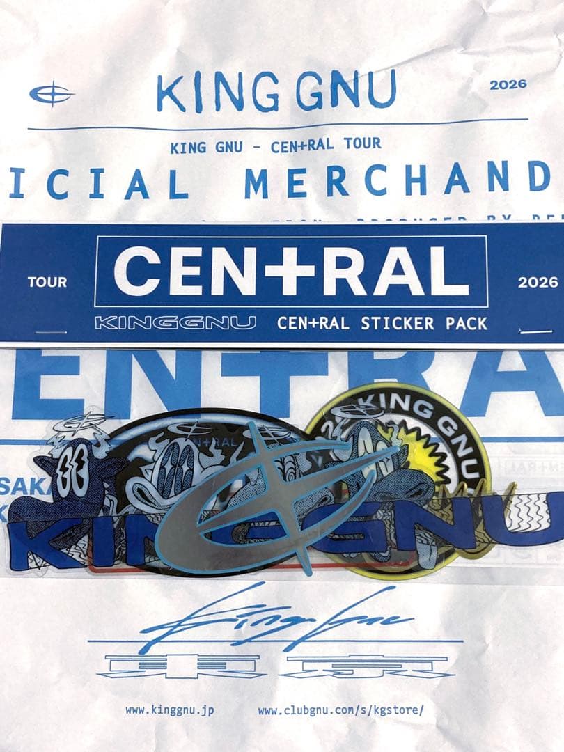 CEN+RAL STICKER PACK 未開封　新品未使用