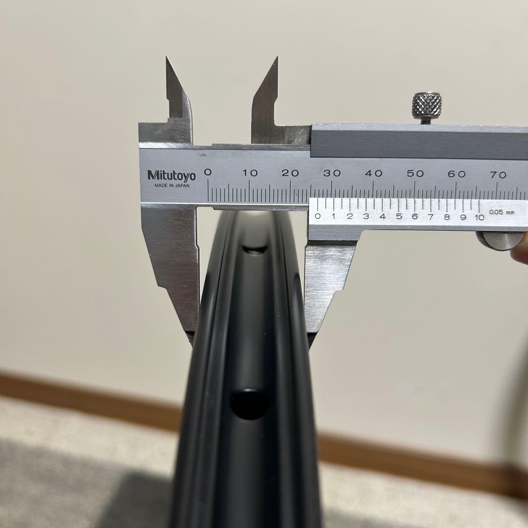 ピスト カーボンホイールセット クリンチャー　タイヤ無し