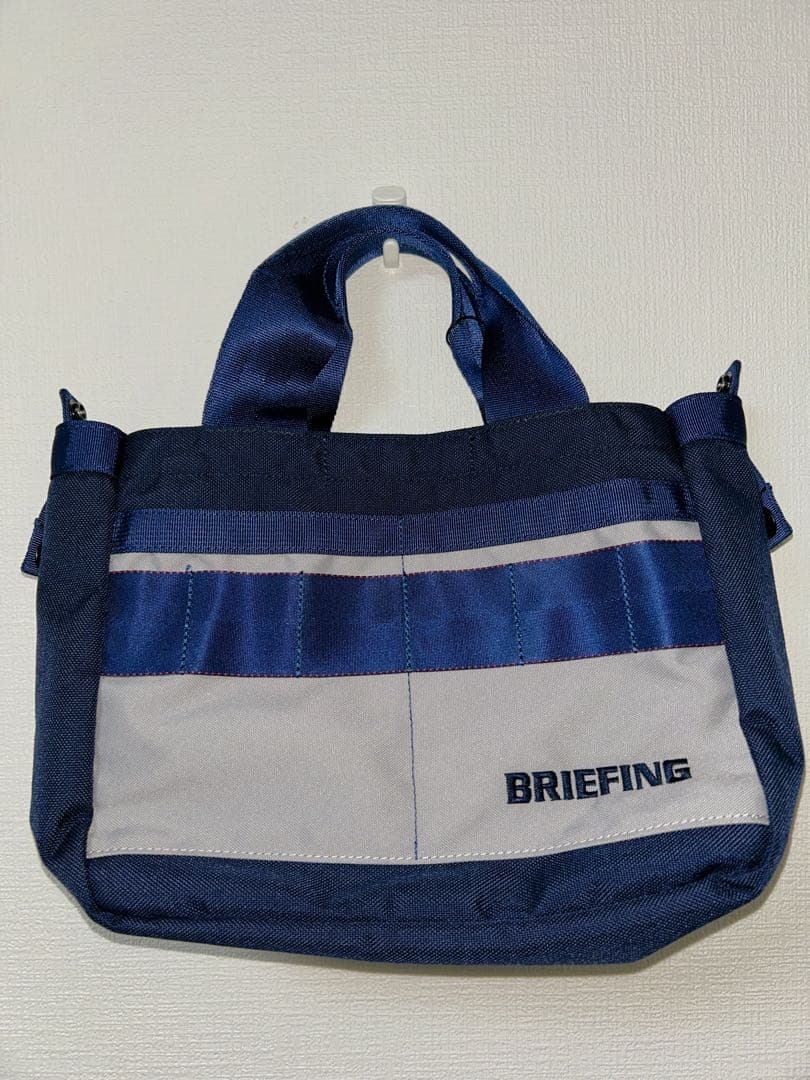 BRIEFING カードバック　 ネイビー/グレー