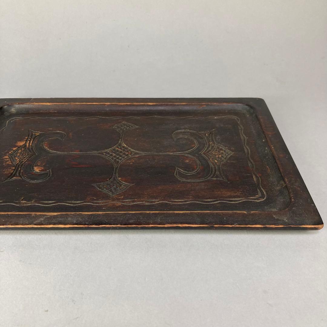 ◆ 時代 二風谷民芸 盆 イタ ◆アイヌ工芸 二風谷イタ