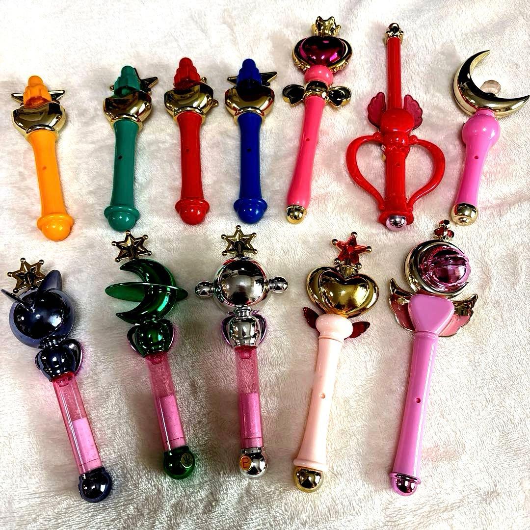 セーラームーン スティック＆ロッド 12種セット ガチャ　おまけ有