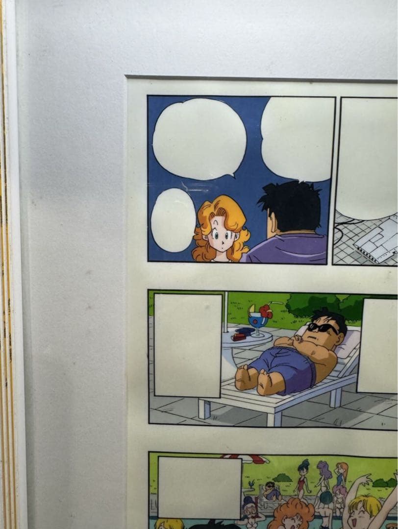 ドクタースランプ　アラレちゃん　Vジャンプ　鳥山明　セル画　原画　ドラゴンボール