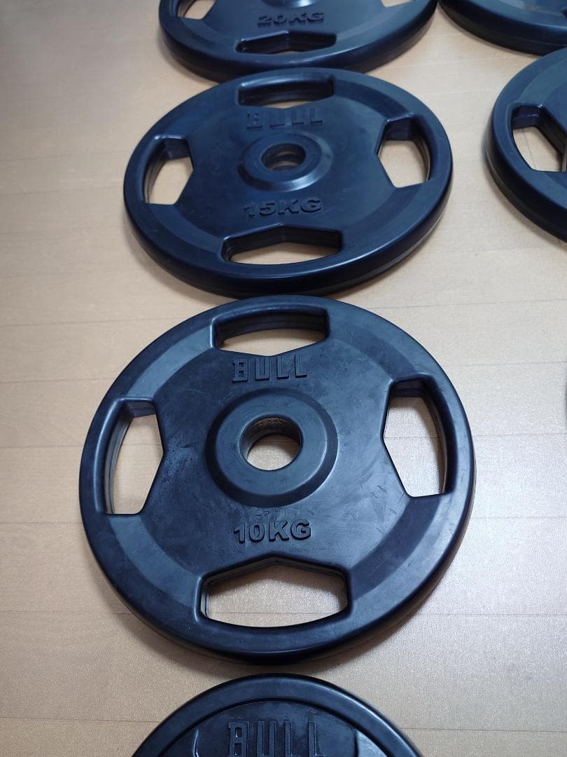 ② BULL ラバープレート　グリップホールディングタイプ フリーウエイト